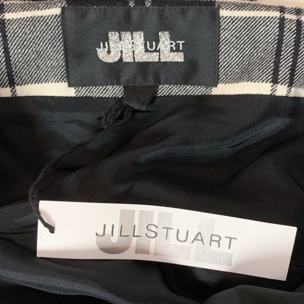 Anthropologie Jill Stuart 10 Wool Plaid Mini Dress - Picture 9 of 11
